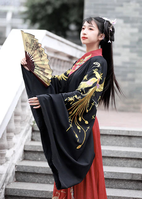 Step into the timeless allure of Radiant Maize Qiyao Ruqun from Moon Hanfu&