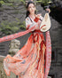 Immerse yourself in the cultural fusion with the Bella Qiyao Ruqun from Moon Hanfu&