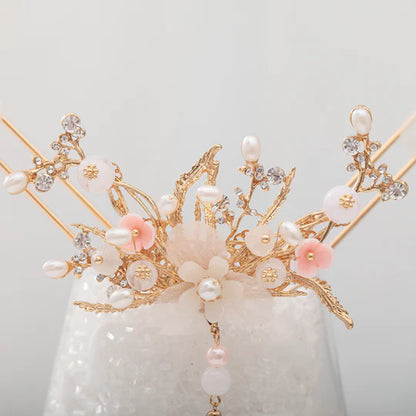 Elevate your elegance with the Dazzling Diamond Hanfu Hair Accessories from Moon Hanfu&