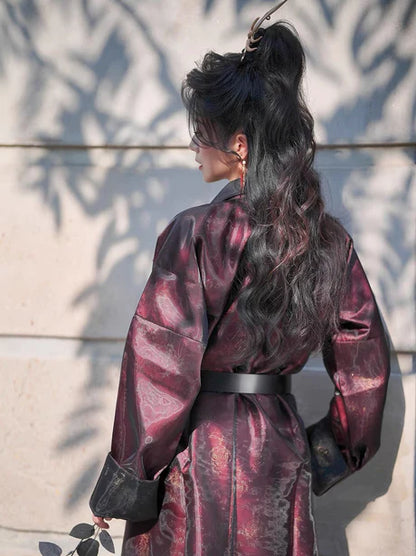 Embark on a journey of courage and style with Brave Yuan Ling Pao from Moon Hanfu&