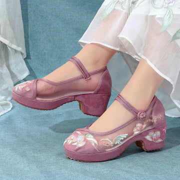 Graceful Lena Embroidered Hanfu Shoes