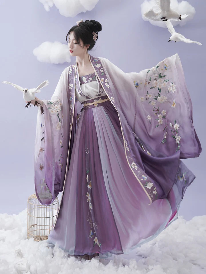 Qiyao Ruqun, Lavender - Timeless Elegance