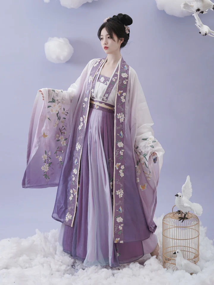 Qiyao Ruqun, Lavender - Timeless Elegance