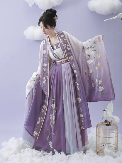 Qiyao Ruqun, Lavender - Timeless Elegance