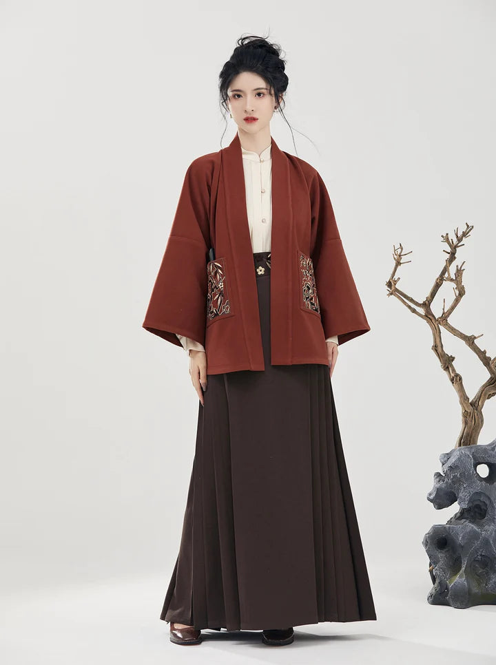 Discover contemporary elegance with our Modern Hanfu, Ara—an exquisite fusion of tradition and trend. Embrace the allure of cultural chic as Ara captures the essence of modern style within the rich tapestry of traditional Hanfu. Elevate your fashion with this sophisticated ensemble, seamlessly bridging the past and present for a uniquely captivating look