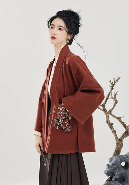 Discover contemporary elegance with our Modern Hanfu, Ara—an exquisite fusion of tradition and trend. Embrace the allure of cultural chic as Ara captures the essence of modern style within the rich tapestry of traditional Hanfu. Elevate your fashion with this sophisticated ensemble, seamlessly bridging the past and present for a uniquely captivating look