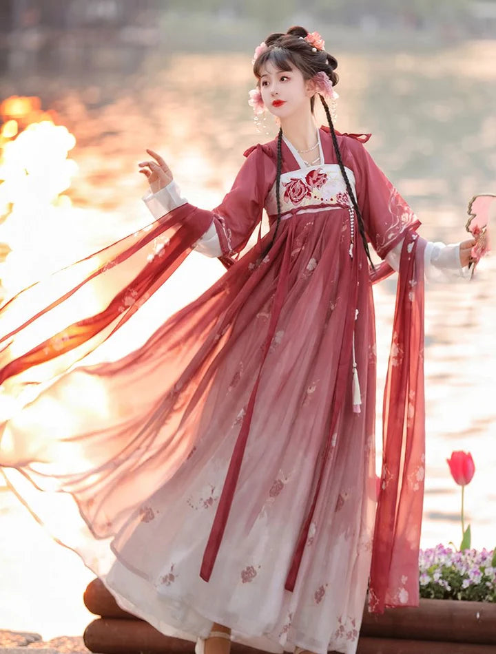 Infuse your style with exotic allure wearing Qixiong Ruqun, Santal – a captivating blend of tradition and modern sophistication. Embrace your look with this aromatic ensemble, embodying the essence of sandalwood charm and timeless grace. Make a statement that resonates with sophistication and classic allure, inspired by the warm and rich tones of Santal.