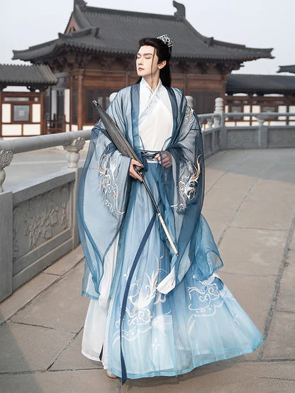 Embrace timeless style with the Classic Gilbert Jiaoling Ruqun, a sophisticated addition to Moon Hanfu&