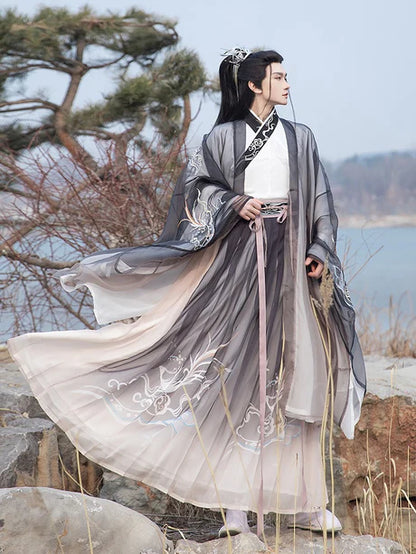 Embrace timeless style with the Classic Gilbert Jiaoling Ruqun, a sophisticated addition to Moon Hanfu&