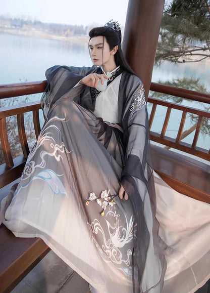 Embrace timeless style with the Classic Gilbert Jiaoling Ruqun, a sophisticated addition to Moon Hanfu&