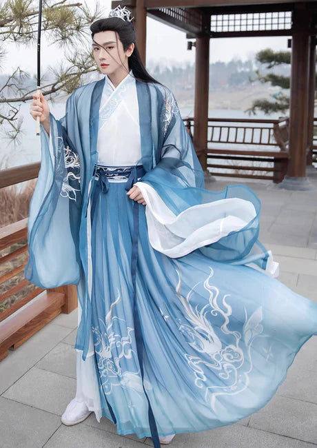 Embrace timeless style with the Classic Gilbert Jiaoling Ruqun, a sophisticated addition to Moon Hanfu&