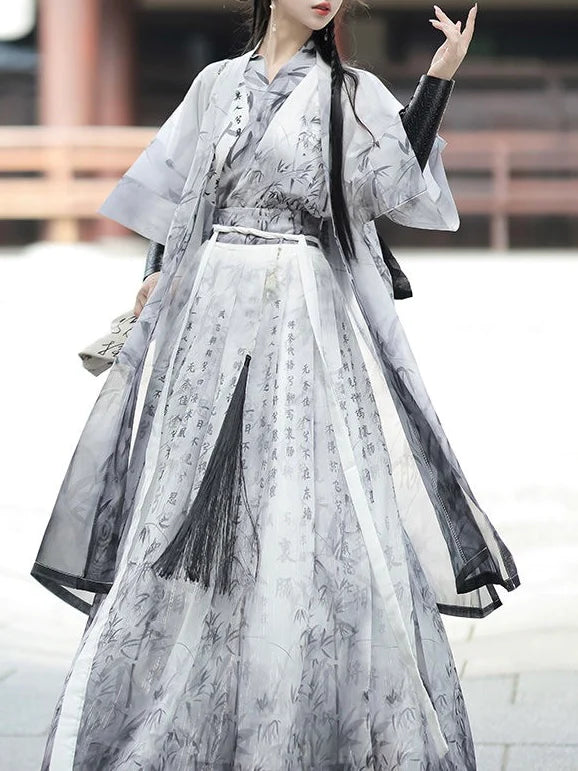 Step into charm with the Charming Kathy Jiaoling Ruqun, a delightful addition to Moon Hanfu&