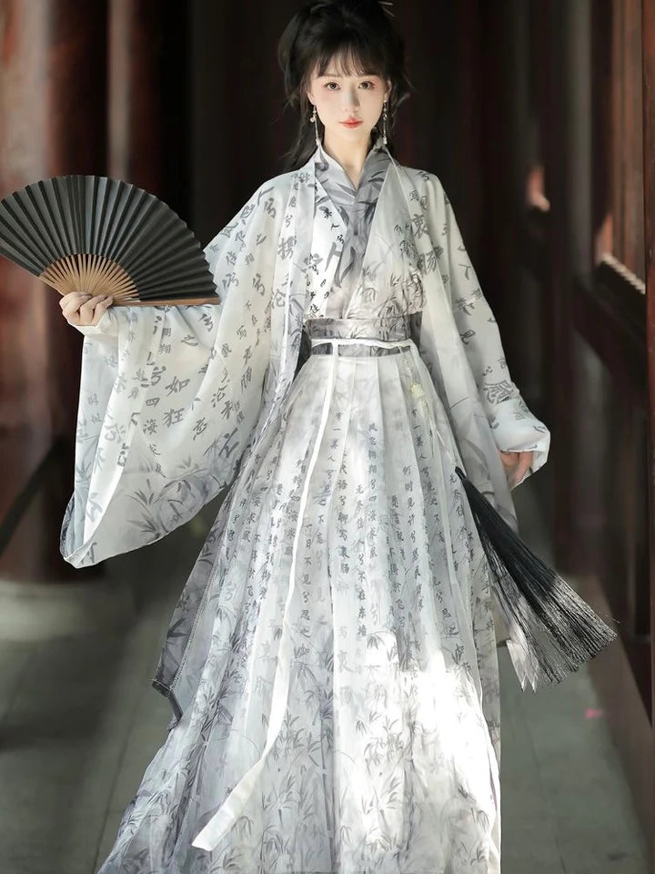 Step into charm with the Charming Kathy Jiaoling Ruqun, a delightful addition to Moon Hanfu&