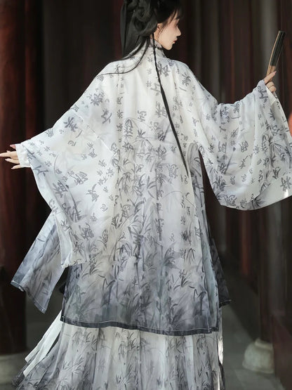 Step into charm with the Charming Kathy Jiaoling Ruqun, a delightful addition to Moon Hanfu&