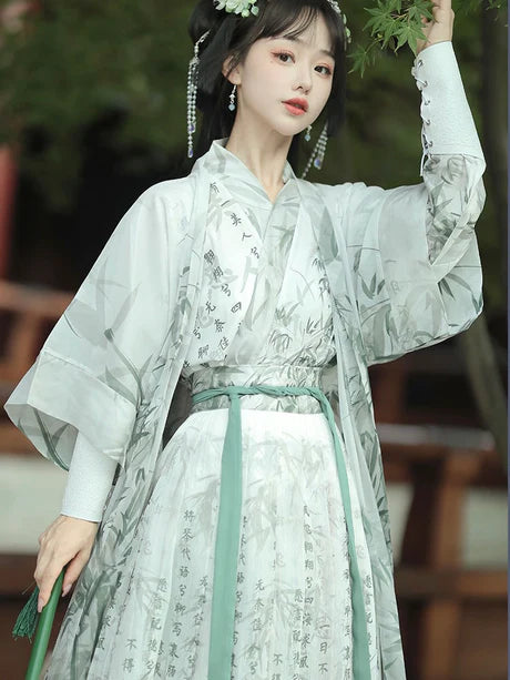 Step into charm with the Charming Kathy Jiaoling Ruqun, a delightful addition to Moon Hanfu&