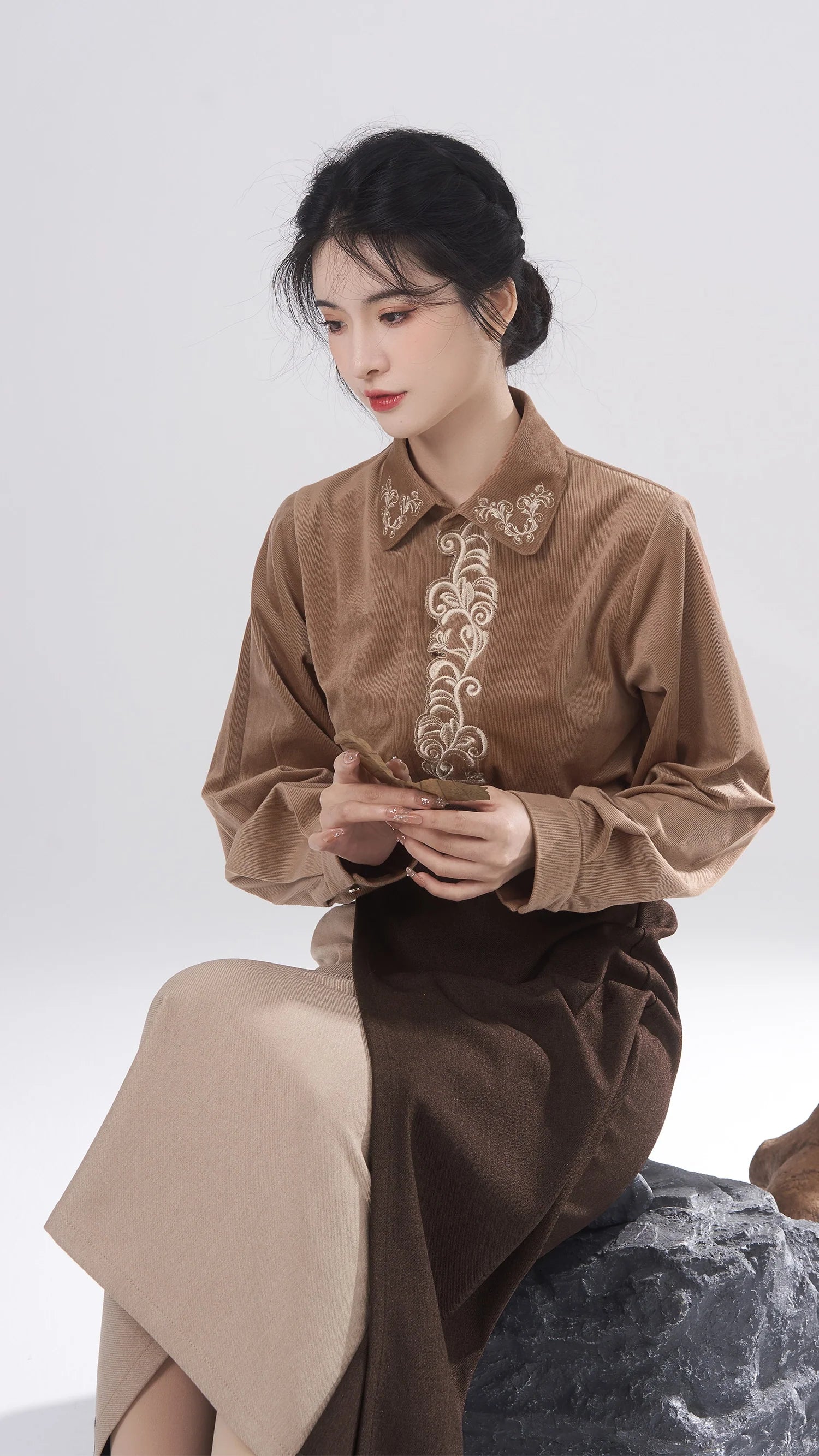 Embrace modern grace with our Modern Hanfu, Eliza—an enchanting blend of tradition and contemporary allure. This captivating ensemble pays homage to cultural heritage while embodying the chic sophistication of the modern era. Elevate your style with the Eliza Modern Hanfu, making a statement that seamlessly blends the richness of the past with the elegance of today for a uniquely refined look.