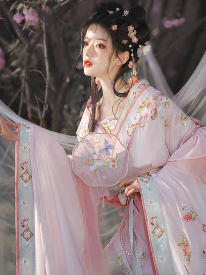 Step into timeless beauty with the Clara Qiyao Ruqun from Moon Hanfu&