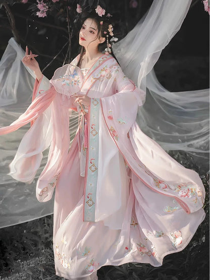 Step into timeless beauty with the Clara Qiyao Ruqun from Moon Hanfu&