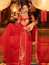 Step into the timeless elegance of Rose Dunhuang Hanfu, an exquisite blend of Central Asian, Tibetan, Indian, and Chinese influences exclusively curated by Moon Hanfu. Originating from the northwest Chinese region along the Silk Road, this traditional attire from our Dunhuang Collection reflects the diverse cultural interactions of the area. Embrace vibrant colors that showcase the region&