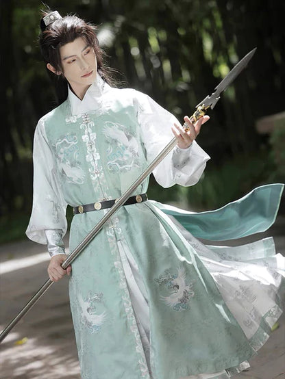 Channel the strength and elegance of a sword with Sword Ming Style, a modern interpretation of traditional Ming aesthetics from Moon Hanfu&