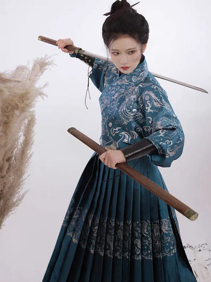 Radiate with brilliance in Shine Ming Style, a modern interpretation of traditional Ming aesthetics from Moon Hanfu&