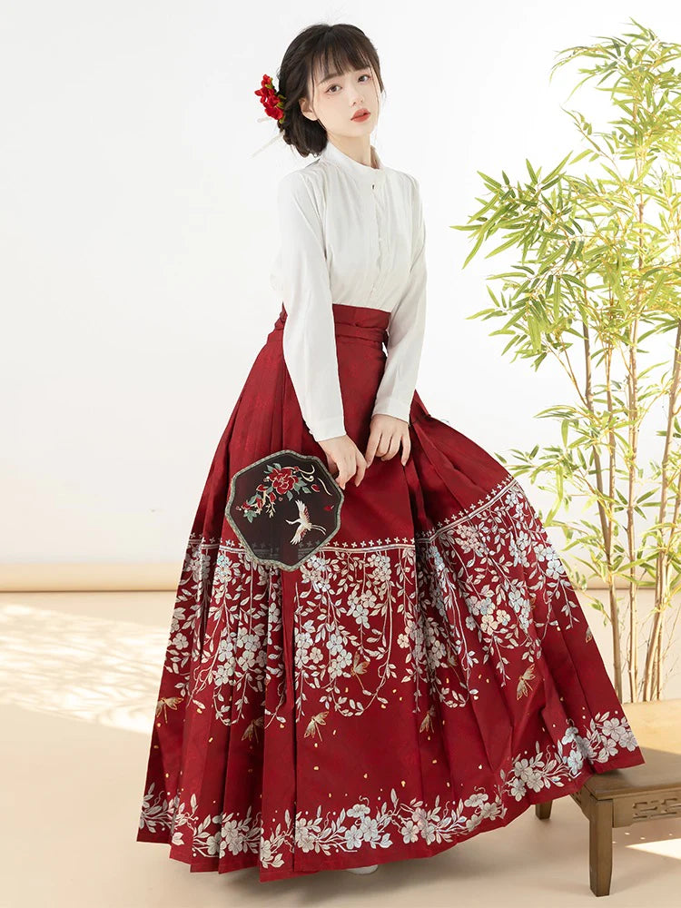 Elevate your style with our Modern Hanfu, Valerie—an enchanting fusion of tradition and contemporary allure. This captivating ensemble pays homage to cultural heritage while embracing modern elegance. Step into sophistication with the Valerie Modern Hanfu, making a statement that transcends time with its chic and refined aesthetic.