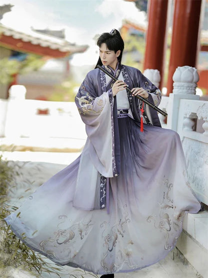 Embrace modernity with the Modern Amekin Jiaoling Ruqun, a contemporary addition to Moon Hanfu&