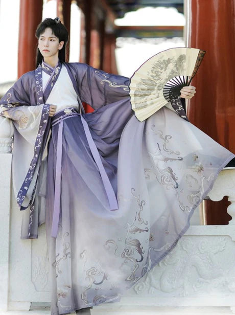 Embrace modernity with the Modern Amekin Jiaoling Ruqun, a contemporary addition to Moon Hanfu&