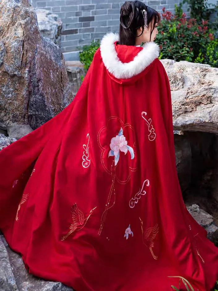 Explore the grace and sophistication of Aiza Hanfu Capes, perfect for adding a touch of traditional Chinese fashion to your look. Shop our curated collection at Moon Hanfu for timeless elegance and flowing designs.