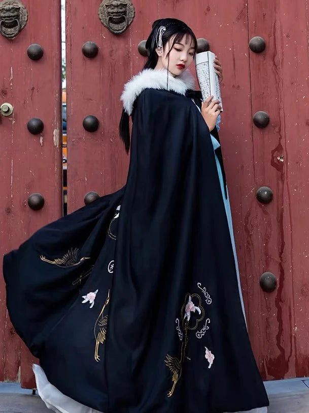 Explore the grace and sophistication of Aiza Hanfu Capes, perfect for adding a touch of traditional Chinese fashion to your look. Shop our curated collection at Moon Hanfu for timeless elegance and flowing designs.