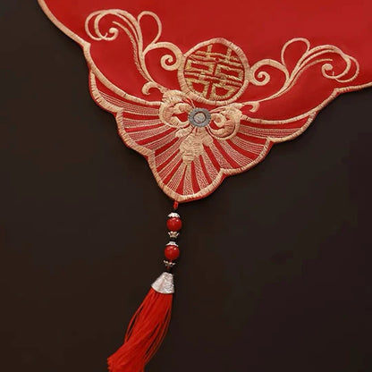 Discover the cultural significance of red veils in Chinese weddings—vibrant and auspicious, symbolizing happiness, love, and good luck. Available at Moon Hanfu.