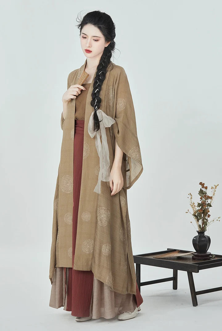 Regal Reba Modern Hanfu Ensemble - Timeless Elegance Revived. Embrace royalty with Reba, a modern interpretation of enduring beauty. Our Modern Hanfu collection invites you to experience the charm of the past with a contemporary touch, creating a harmonious blend of sophistication and tradition.