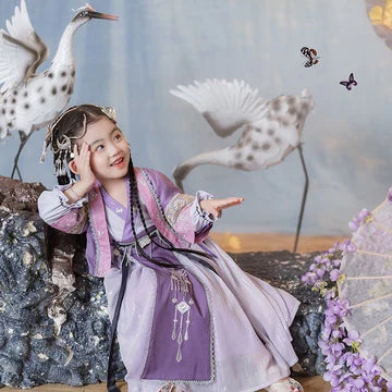 Step into tranquil elegance with Tranquil River Kids Hanfu – a collection that transcends clothing to foster cultural connection, imaginative play, and creative expression for your little ones.