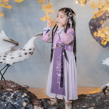 Step into tranquil elegance with Tranquil River Kids Hanfu – a collection that transcends clothing to foster cultural connection, imaginative play, and creative expression for your little ones.