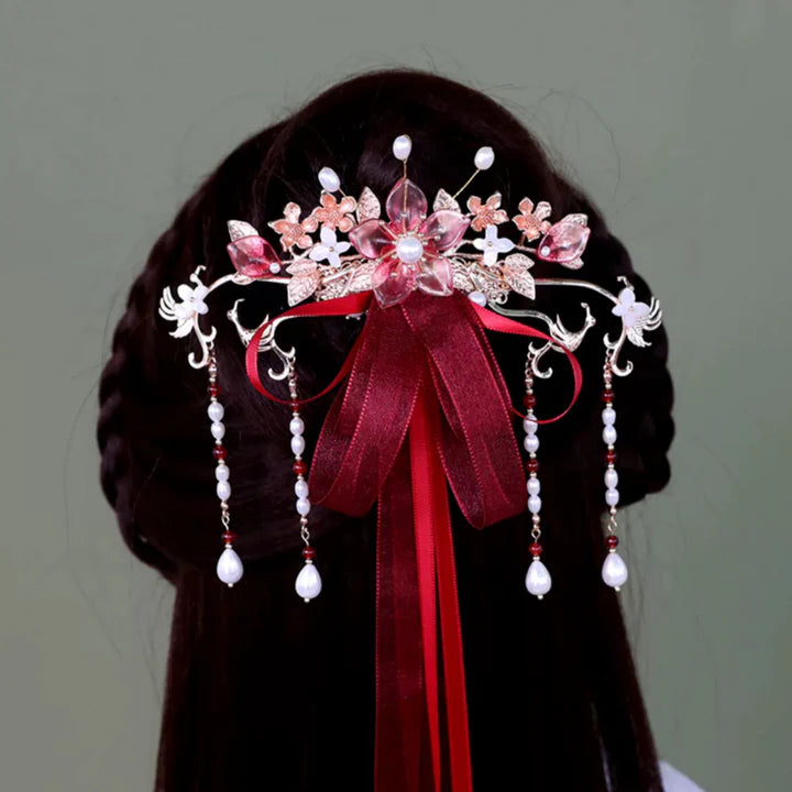 Romantic Curve Hairpin - Enhance your style with this captivating Traditional Chinese Style hair accessory. Perfect for hanfu, cheongsam, qipao, and modern dresses, let this hairpin create beautiful curves in your hairstyle and evoke a sense of romance.