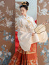 Step into the enchanting world of Angelic Aoqun Ming Dynasty Attire—a seamless blend of tradition and contemporary allure. Elevate your wardrobe with this captivating ensemble, embodying the timeless beauty of ancient Chinese fashion. Angelic Aoqun invites you to rediscover grace and cultural richness, seamlessly blending tradition with a touch of modern sophistication.