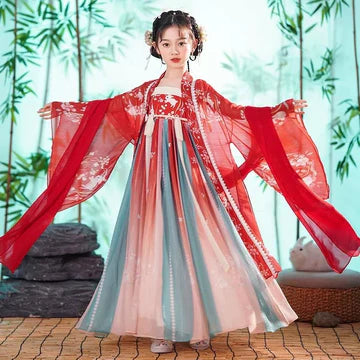 Step into floral elegance with Floral Freesia Kids Hanfu – a collection that transcends clothing to foster cultural connection, imaginative play, and creative expression for your little ones.