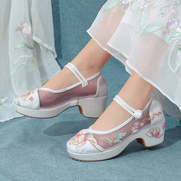 Graceful Lena Embroidered Hanfu Shoes