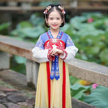 Step into frosty elegance with Frosty Snowy Kids Hanfu – a collection that transcends clothing to foster cultural connection, imaginative play, and creative expression for your little ones.