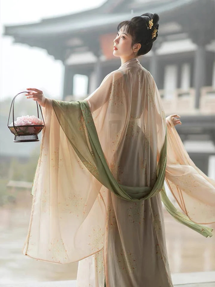 Step into elegance with the Qiyao Ruqun, a radiant ensemble inspired by the charm of clover. This captivating outfit combines tradition with a modern flair, allowing you to embrace a timeless allure reminiscent of nature&