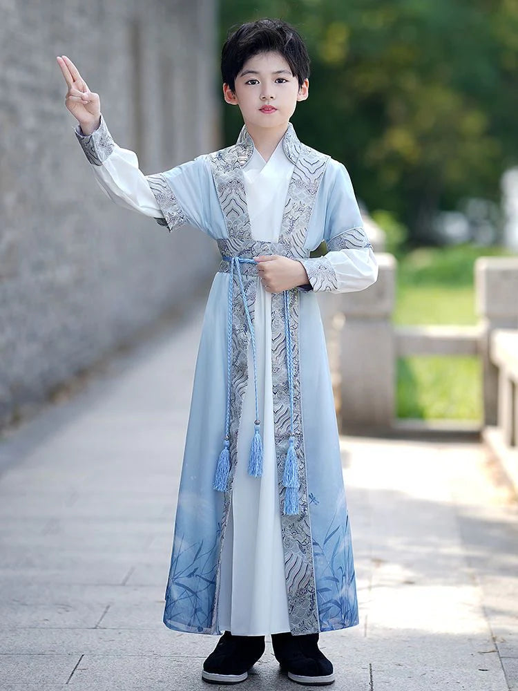 Step into graceful elegance with Graceful Rue Kids Hanfu – a collection that transcends clothing to foster cultural connection, imaginative play, and creative expression for your little ones.