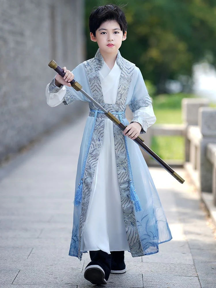 Step into graceful elegance with Graceful Rue Kids Hanfu – a collection that transcends clothing to foster cultural connection, imaginative play, and creative expression for your little ones.