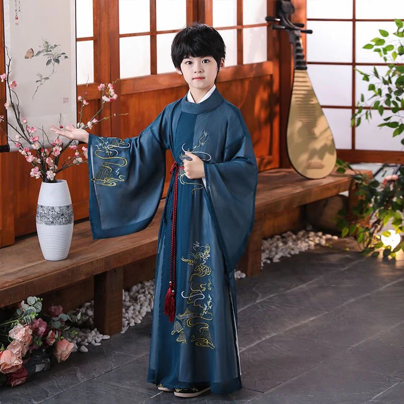 Step into charming elegance with Charming Aiden Kids Hanfu – a collection that transcends clothing to foster cultural connection, imaginative play, and creative expression for your little ones.