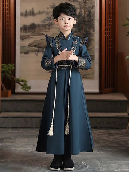 Step into dapper elegance with Dapper Clark Kids Hanfu – a collection that transcends clothing to foster cultural connection, imaginative play, and creative expression for your little ones.