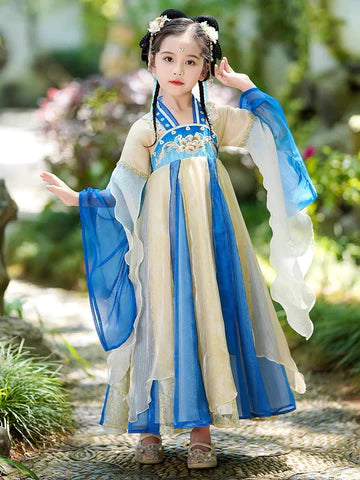 Step into frosty elegance with Frosty Winter Kids Hanfu – a collection that transcends clothing to foster cultural connection, imaginative play, and creative expression for your little ones.