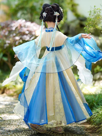 Step into frosty elegance with Frosty Winter Kids Hanfu – a collection that transcends clothing to foster cultural connection, imaginative play, and creative expression for your little ones.