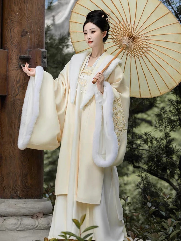 Elevate your style with Angelic Juvia Qixiong Ruqun, a Tang Dynasty-inspired ensemble that seamlessly blends historical charm with contemporary grace. Revel in the ethereal beauty of the past, embodied in every detail, as you step into a world of angelic sophistication.