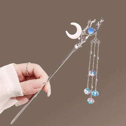 Xiwu Hanfu Hairpin - Embellish your hairstyle with the exquisite Xiwu Hanfu Hairpin, inspired by traditional Chinese culture and designed to radiate elegance and beauty.