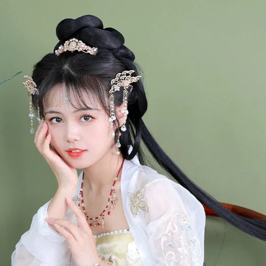 Fiona Chinese Hair Clips - Enhance your hairstyle with these elegant and sophisticated hair clips. Exquisite designs inspired by classic Chinese culture exude timeless beauty. Perfect for formal events, weddings, or adding refinement to everyday style.