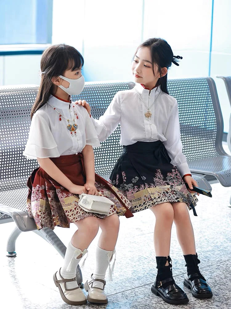 Step into serene elegance with Serene Jia Kids Hanfu – a collection that transcends clothing to foster cultural connection, imaginative play, and creative expression for your little ones.